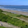 View of the beach and North Sea