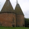Oast houses at Sissinghurst castle