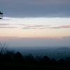 View from Malvern Hills as dusk