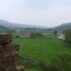 Looking down the valley