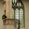 Inside the parish church, Northleach, Gloucs.