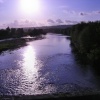 Sunset over the Tyne at Corbridge