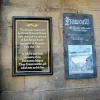 Bronte Placard on Haworth Black Bull Inn