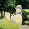 The  Wordsworth family plot in the graveyard at Grasmere Church.