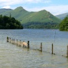 Derwentwater in the English Lakes. Cat Bells in the background.