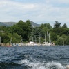 Derwentwater, a view from a pleasure craft.