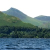 Derwentwater, a view from a pleasure craft.
