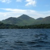 Derwentwater, a view from a pleasure craft.