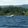 Derwentwater, a view from a pleasure craft.