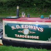 Canal boat at Tardebigge