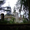 The imposing house at the Thornbridge estate