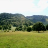 The fields and fells around Glencoyne Bay, Ullswater,