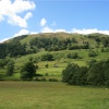 The fields and fells around Glencoyne Bay, Ullswater. English Lakes.