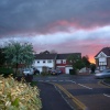 At sunset