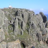 National Coastwatch station on top of Gwenapp Head, Cornwall