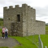 Replica section of Hadrian's Wall