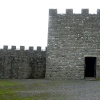 Replica section of Hadrian's Wall
