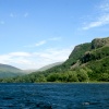 Derwentwater, a view looking north from a pleasure craft.