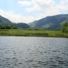 Derwentwater, a view looking south from a pleasure craft.