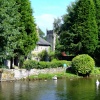 The cottage and the river