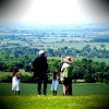 Lomo-effect picture of Coombe Hill