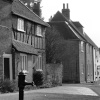 The Golden Lion Inn and old water tap, Southwick.