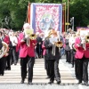 Spennymoor Heritage Banner at Durham MIners Gala 2008