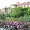 House from lower terrace