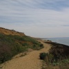 Coastal path at Barton on Sea