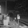 Ipswich Station at night (London end of platform)