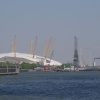 The O2 Millenium Dome taken from nearby Canary Wharf