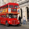 Route Master Bus near Trafalgar Square