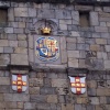 Closer shot of Bootham Bar Heraldry