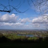 Picture taken from the hills surrounding Cheltenham