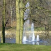 The fountain, Roundhay Park, Leeds.