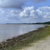 The foreshore with North Ferriby in the distance.