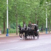 Riding down the The Mall