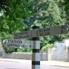 Road sign in Duddington