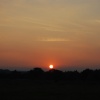 Sunset over Cossington Meadows