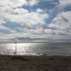 Late afternoon sun over the Solent
