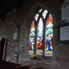 Stained glass window at St Leonard's Church