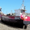 Fishing boats on the shore