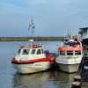 Inside the harbour at Bridlington