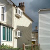 Clapboard buildings, Whitstable