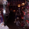 Victorian street at Christmas at Byegones in Babbacombe.
