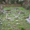 Crocus covered graveyard at Quarry Church.