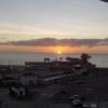 Folkestone - sunrise over the harbour - October 2008