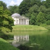 Lakeside temple at Stourhead, Wiltshire