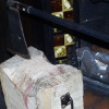 Keeping a-head... reproduction of the axe and block - Man & Scythe - Churchgate