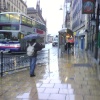 A wet Bradford City Centre